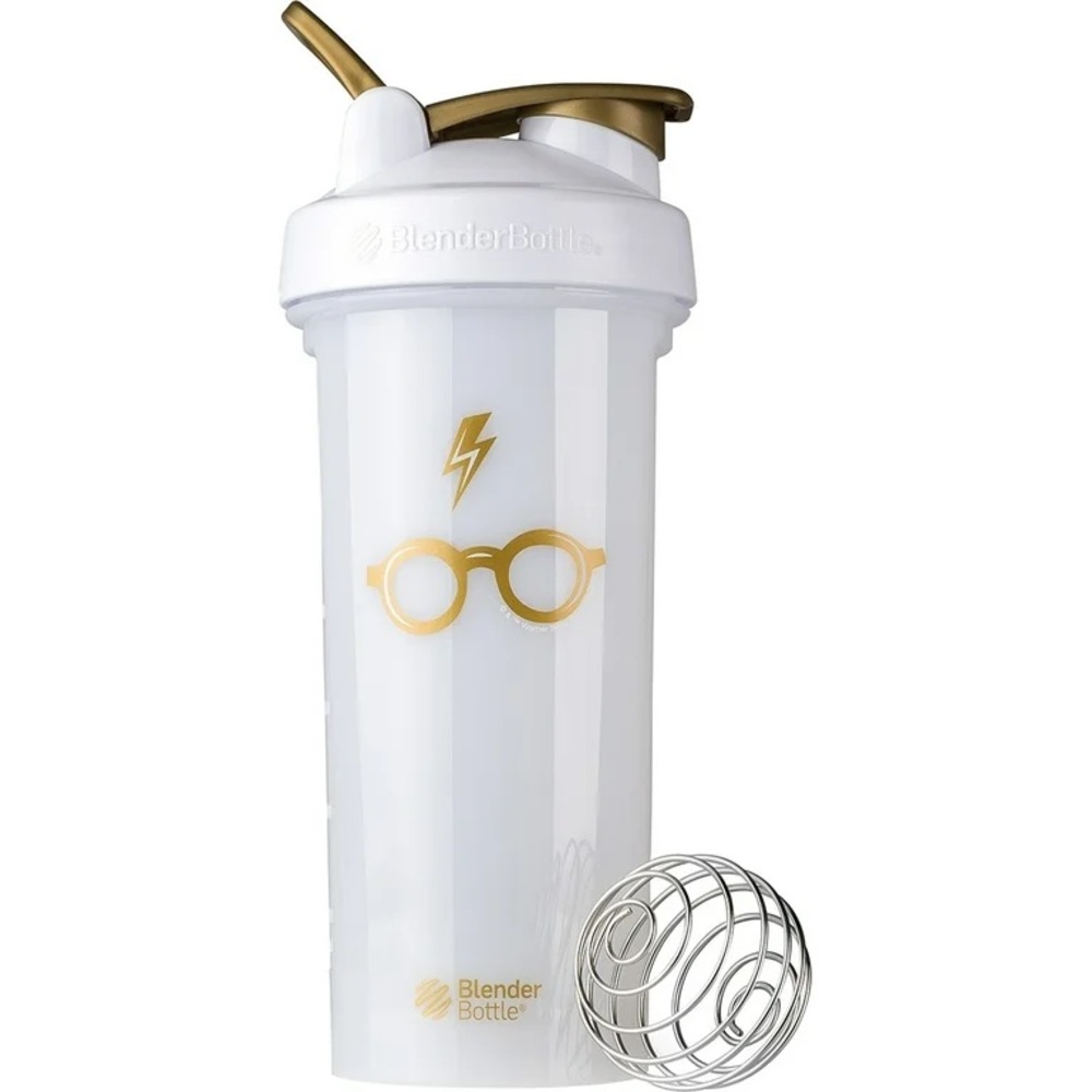 Warner Bros. White and Gold Shaker Bottle